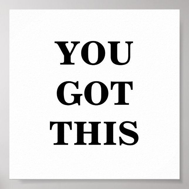 Vous Avez Cette Poster Minimaliste (Devant)