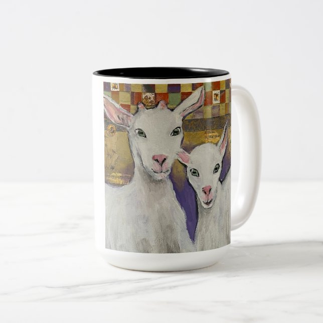 Vous avez de la chèvre ? Mug avec des enfants "ris (Devant droit)