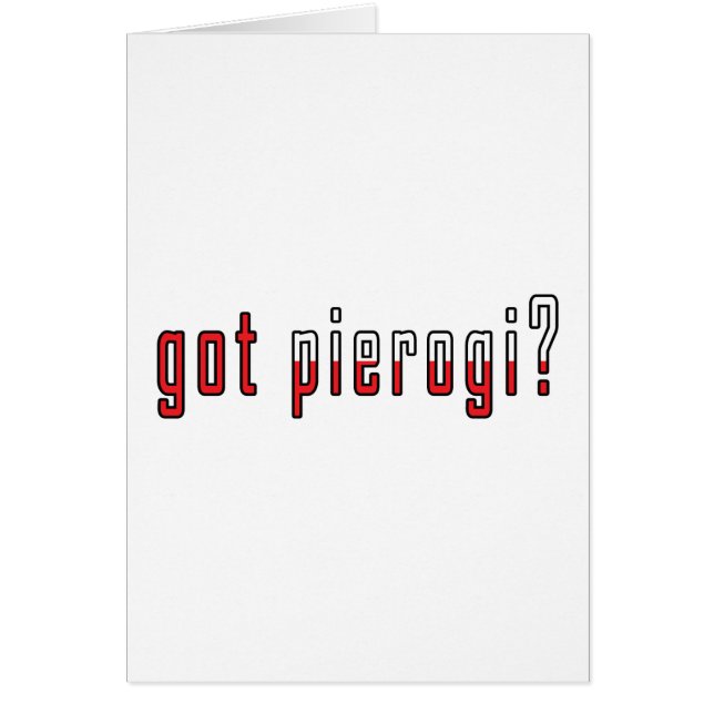 vous avez du pierogi ? Drapeau (Devant)