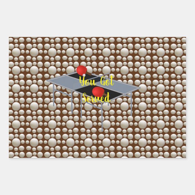 Vous Avez Été Servi À Ping Pong, Feuilles D'Envelo (Devant)