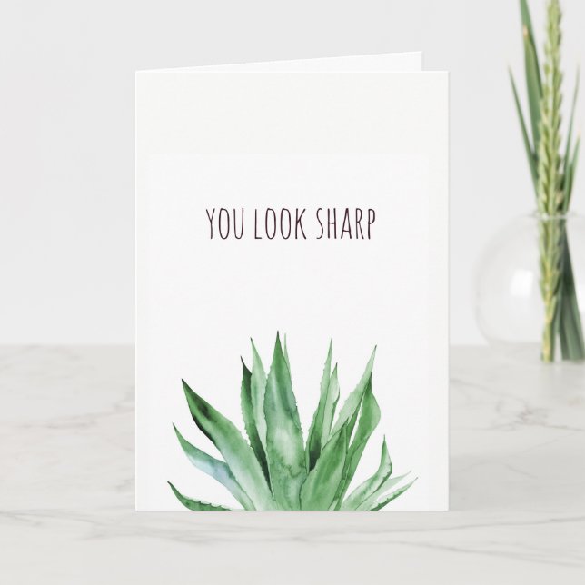 Vous avez l'air de plante pun Valentines carte (Devant)