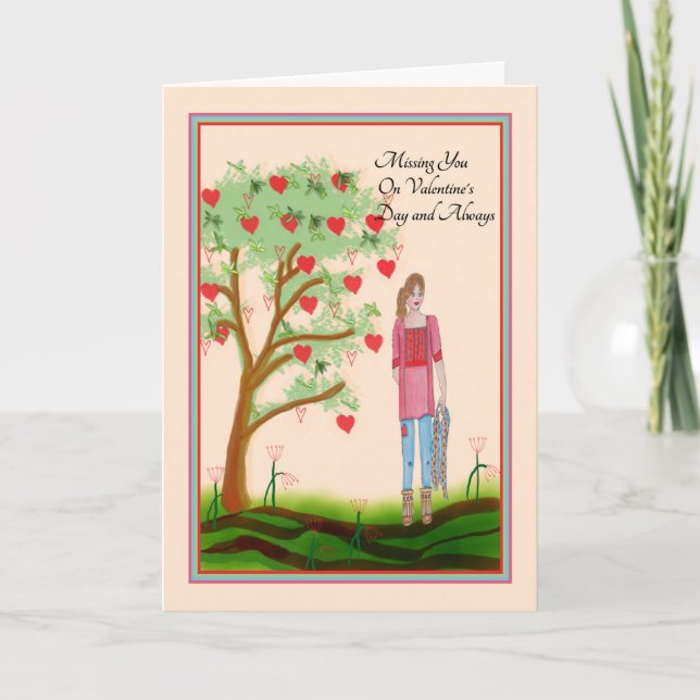 Vous avez manqué sur la carte Saint-Valentin (Devant)