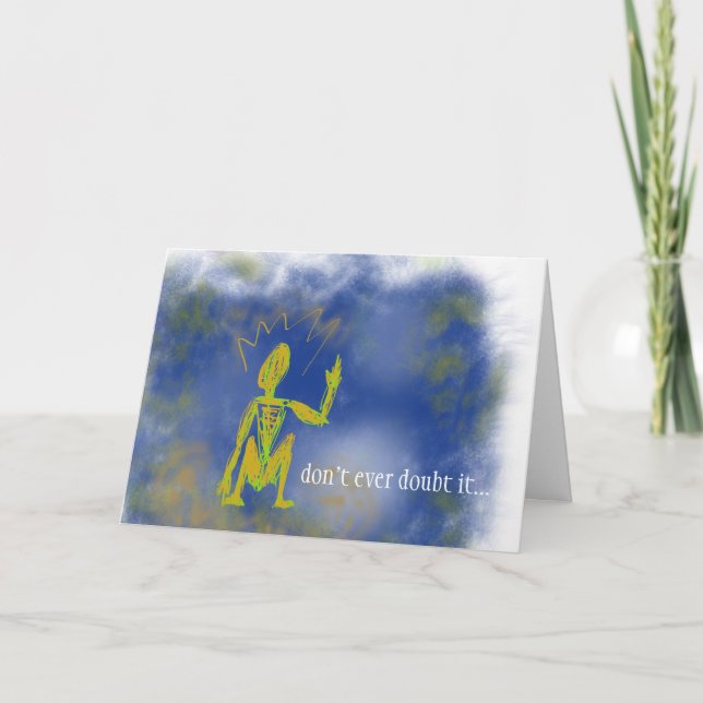 Vous avez obtenu la puissance - une carte à (Devant)