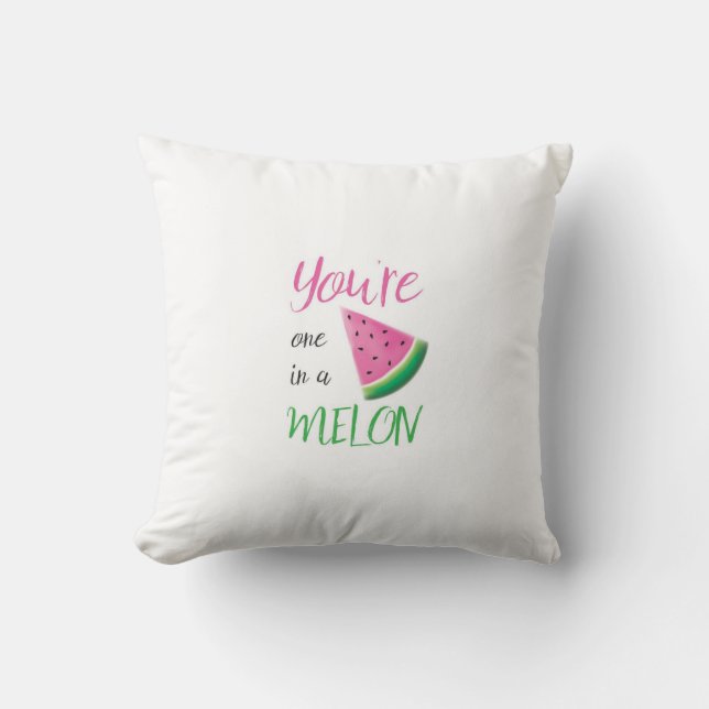 Vous avez un ans dans un coussin de melon (Recto)