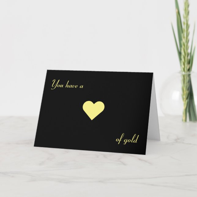 Vous avez un ♥ d'or, carte (Devant)
