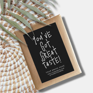 Vous avez un étiquette d'emballage sceau boîte de 