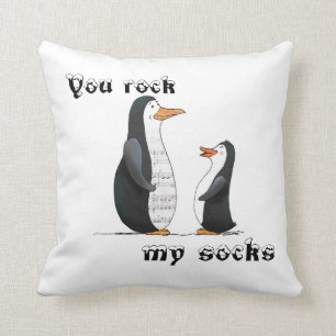 Vous basculez mon coussin de pingouin de