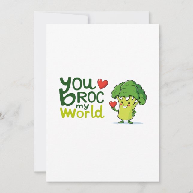 Vous broc mon monde carte personnalisée (Devant)