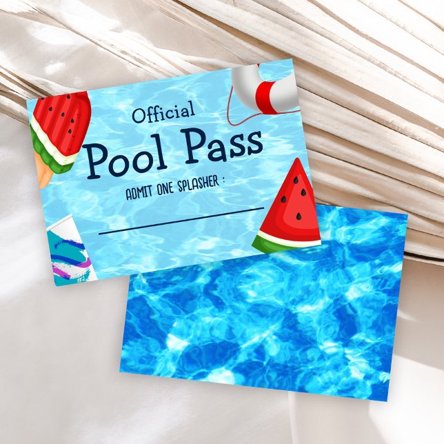 Vous Bruter Dans Anniversaire Piscine Party Carte  (Bruh You In Birthday Pool Party Enclosure Card)