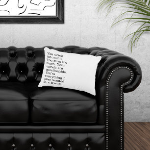 Vous buvez trop de Coussin Accent