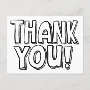 Vous Coloriez Il Fun Main Lettré Merci Carte Posta