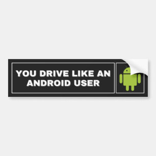 Vous Conduisez Comme Un Sticker De Bumper Utilisat