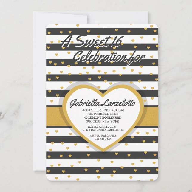 Vous Devez Avoir Une Invitation Coeur (Devant)