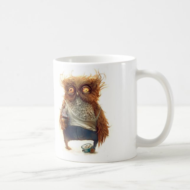 Vous dites la tasse de hibou de matin ..... (Droite)