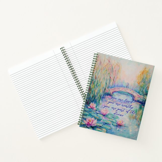 Vous Êtes Amoureux Carnet Spiral Inspiré Monet (Intérieur)