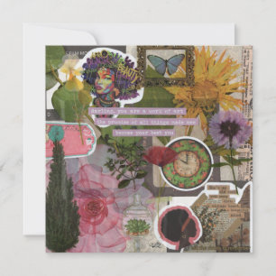 Vous Êtes Art Flat Grey Card