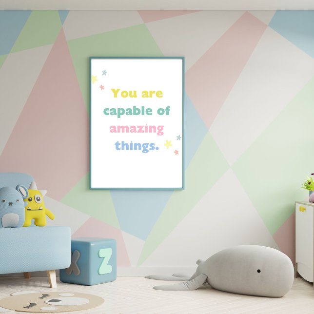Vous êtes capable de choses Extraordinaires Poster (Créateur téléchargé)