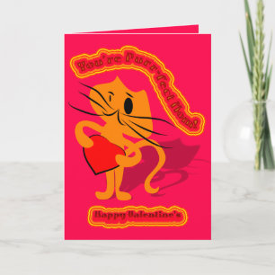 Vous êtes carte parfaite de Saint-Valentin de