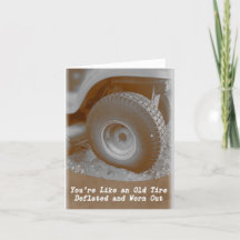 Vous êtes comme une vieille carte de voeux Pneumat
