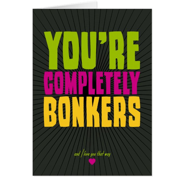 Vous êtes complètement des Bonkers (Devant)