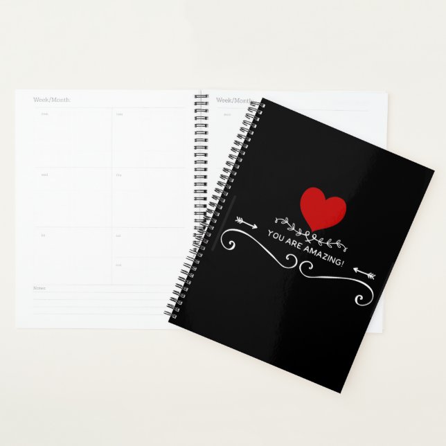 Vous êtes Extraordinaire avec Red Heart (Devant avec enveloppe)