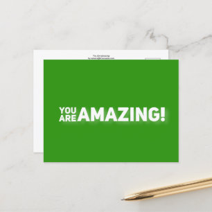 Vous êtes extraordinaire ! carte postale