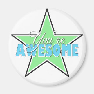 Vous êtes fantastique - Magnets Green & Blue Star