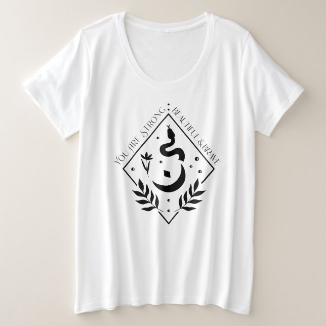 Vous êtes fort belle et brave T-shirt (Design devant)