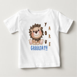 Vous êtes Grrreat Cute Lion Baby T-Shirt