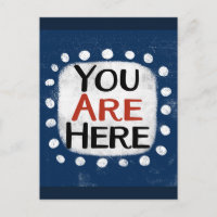 Vous Êtes Ici Carte Postale