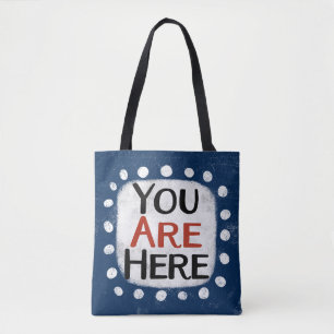 Vous Êtes Ici Sac fourre-tout