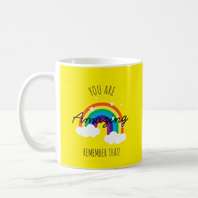 Vous êtes incroyable - Mug Jaune (Gauche)