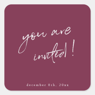 Vous êtes Invité Sticker Holiday