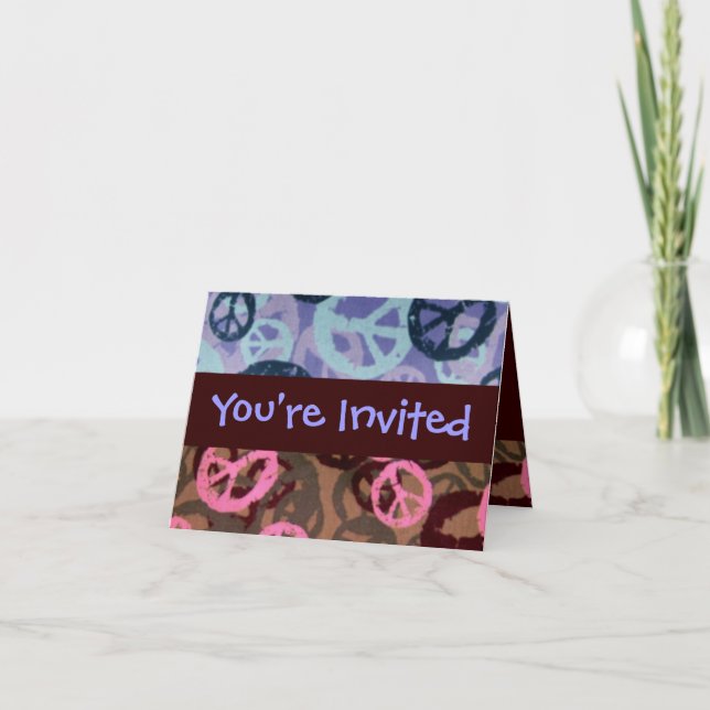 Vous êtes invités - Invitation Signes de Paix (Devant)