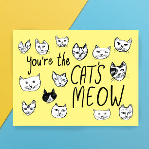 VOUS ÊTES LA Carte Postale MEOW Mignonne Kittens D