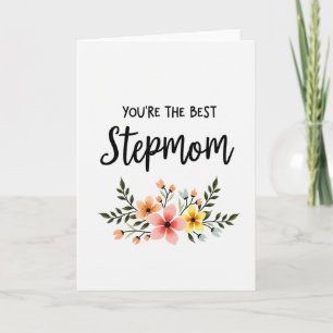 Vous êtes la meilleure belle-mère - Carte florale