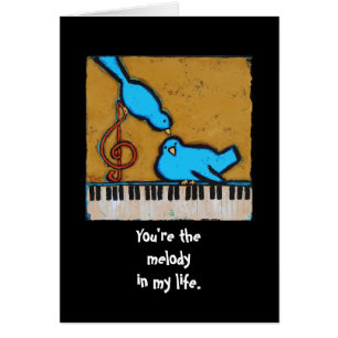 Vous êtes la mélodie dans ma carte de la vie