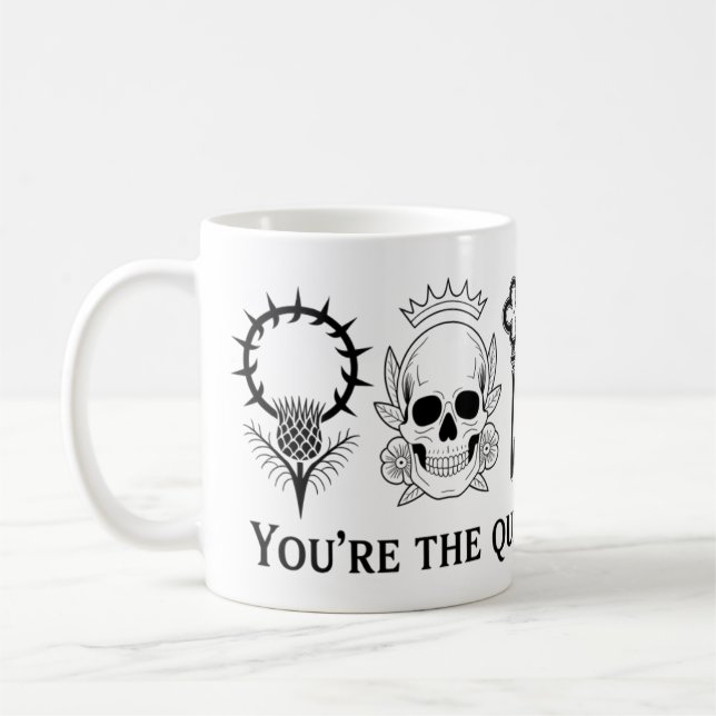 Vous êtes la Reine de ma Crypte Mug | Romance goth (Gauche)
