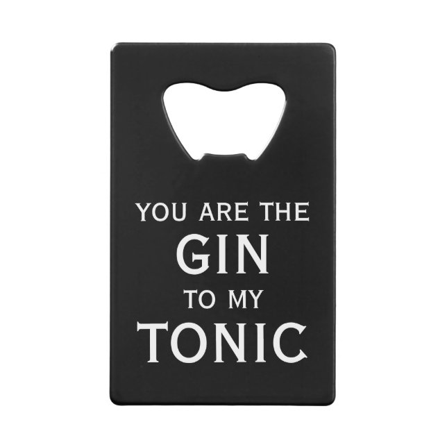 Vous êtes le gin pour ma typographie élégante toni (Devant)