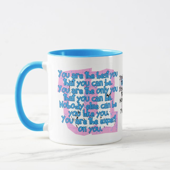 Vous êtes le meilleur vous (Trans Pride) Mug (Gauche)