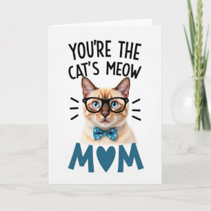 Vous êtes le miaulement de chat Maman Carte