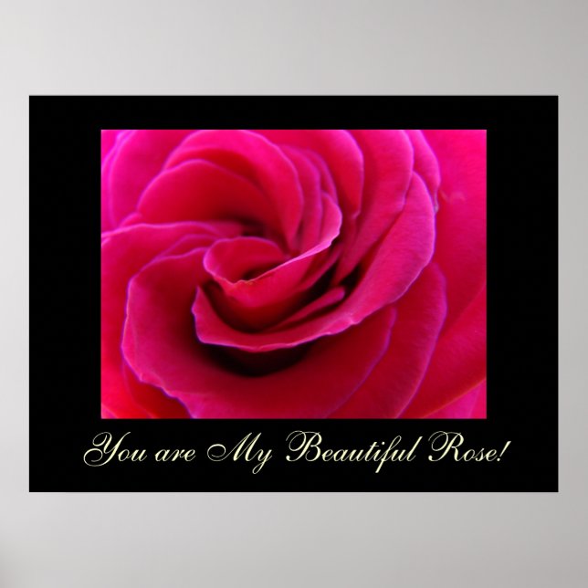 Vous êtes ma belle rose ! impressions artistiques  (Devant)