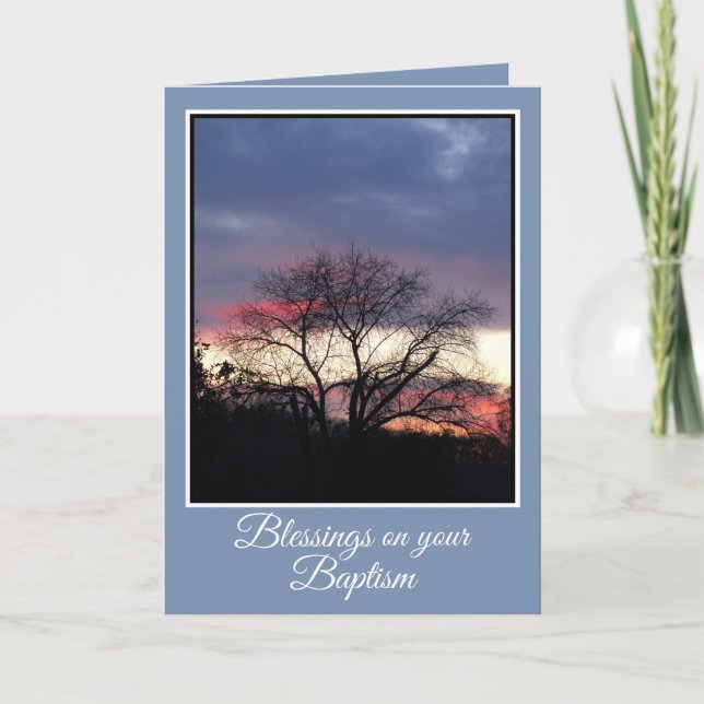 Vous Êtes Ma Carte Baptême Adulte (Devant)