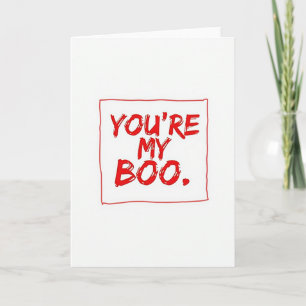 Vous êtes ma carte d'amour Boo