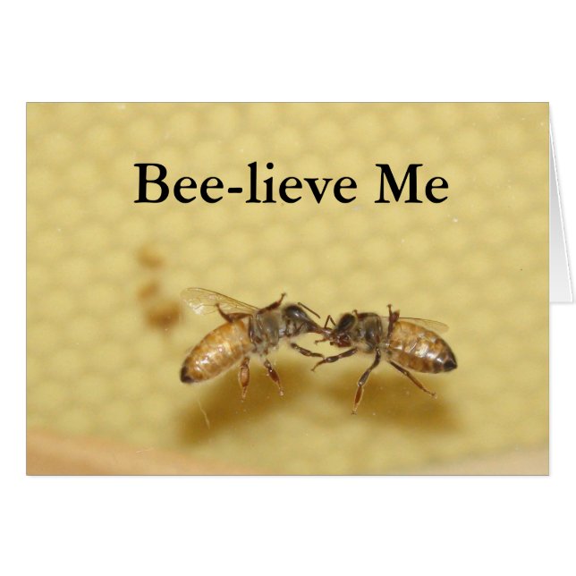 Vous êtes ma carte d'amour pour le miel (Devant horizontal)