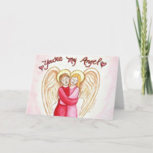 Vous êtes ma carte de voeux d'ange
