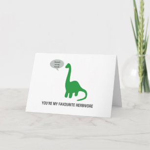 Vous êtes ma carte de vœux d'herbivore préféré VÉG