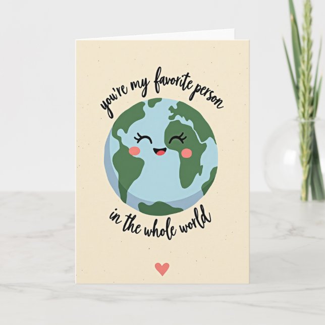 Vous êtes ma carte du monde entier (Devant)