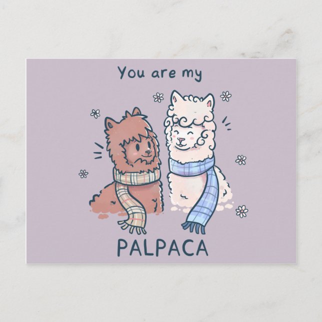 Vous êtes ma carte postale Palpaca (Devant)