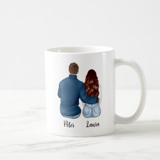Vous êtes ma personne | Couple mug | Cheveux Brune